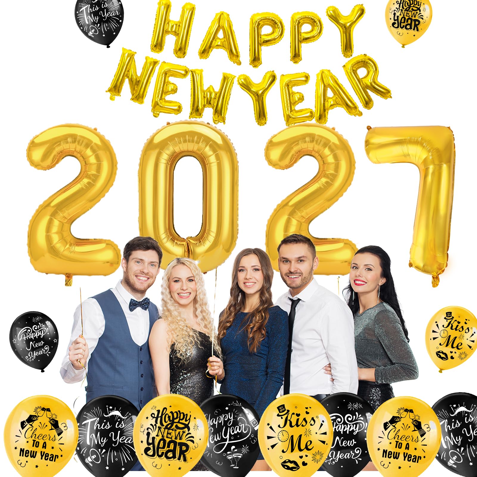 howaf-silvester-deko-2027-xxl-set-gold-folienballons-latex image 6