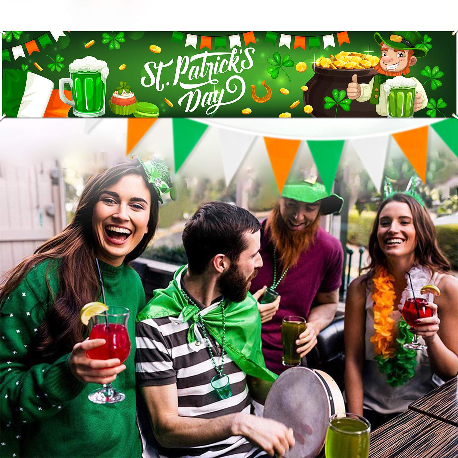 howaf-st-patricks-day-banner-stoff-gr-n-210x40-cm image 4
