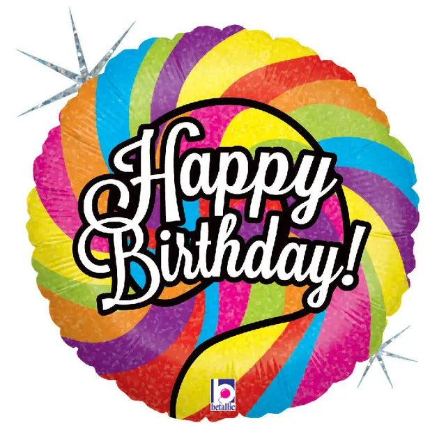 betallic-lollipop-birthday-folienballon-18-holographic image 1