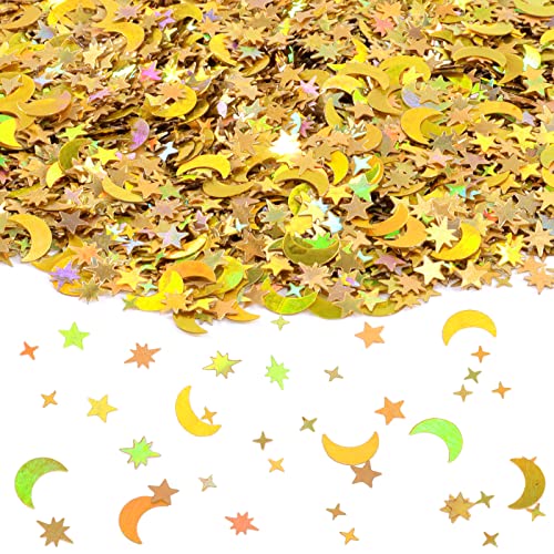 howaf-ramadan-tischdeko-konfetti-gold-60g-sterne-mond image 8