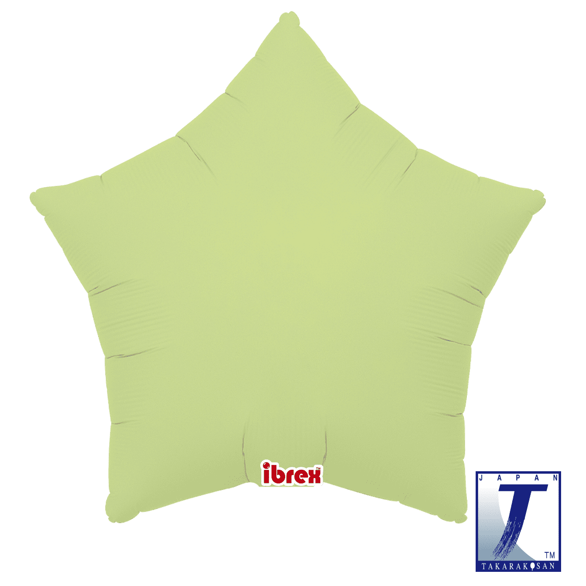 takara-ibrex-star-15-zoll-sternballon-pastel-green image 1