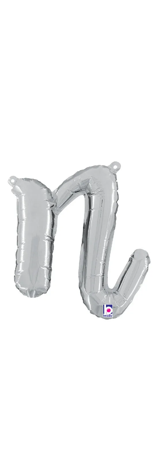 betallic-foil-balloons-script-letter-n-folienballon-14-silber image 1