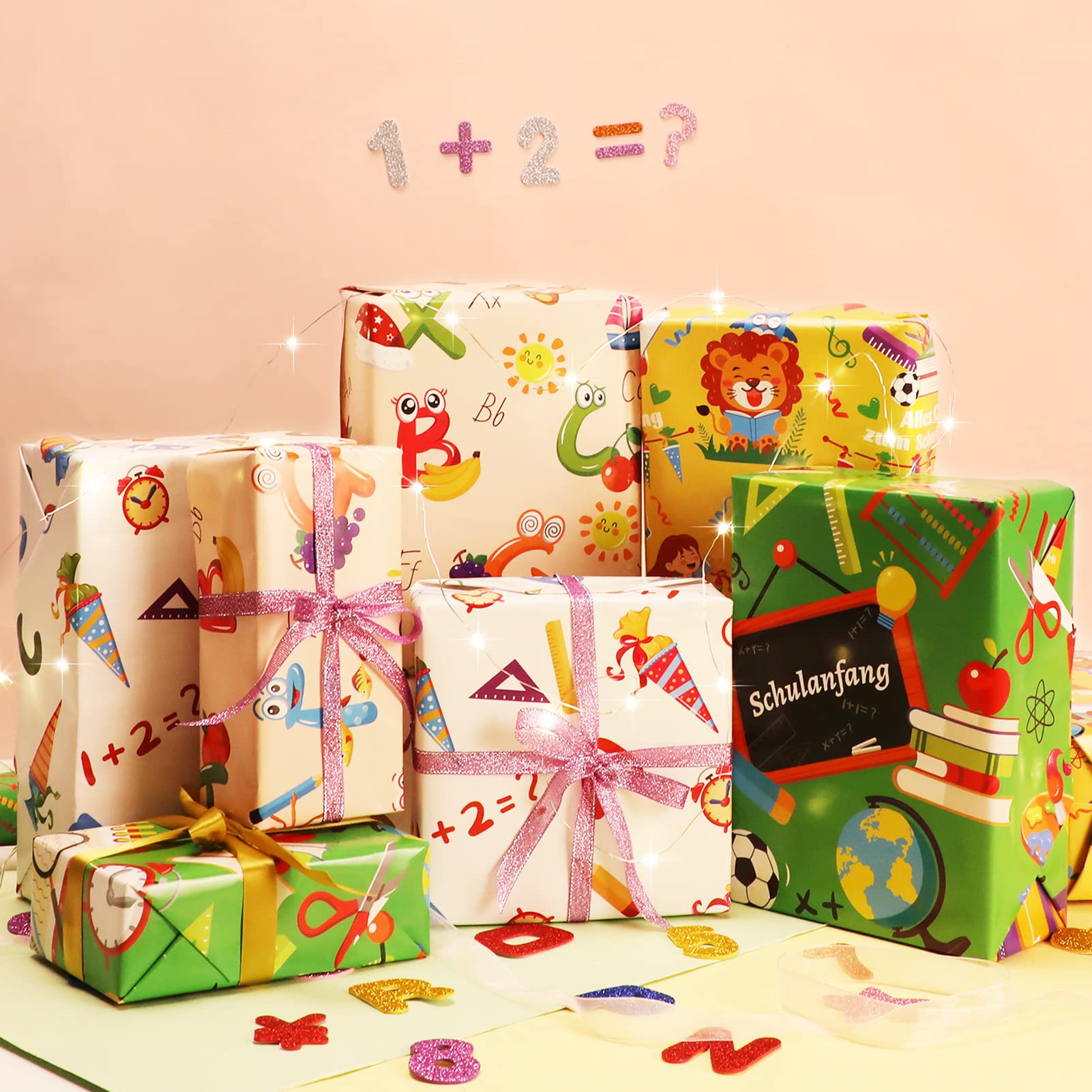 howaf-geschenkpapier-einschulung-mehrfarbig-8-b-gen-set image 6