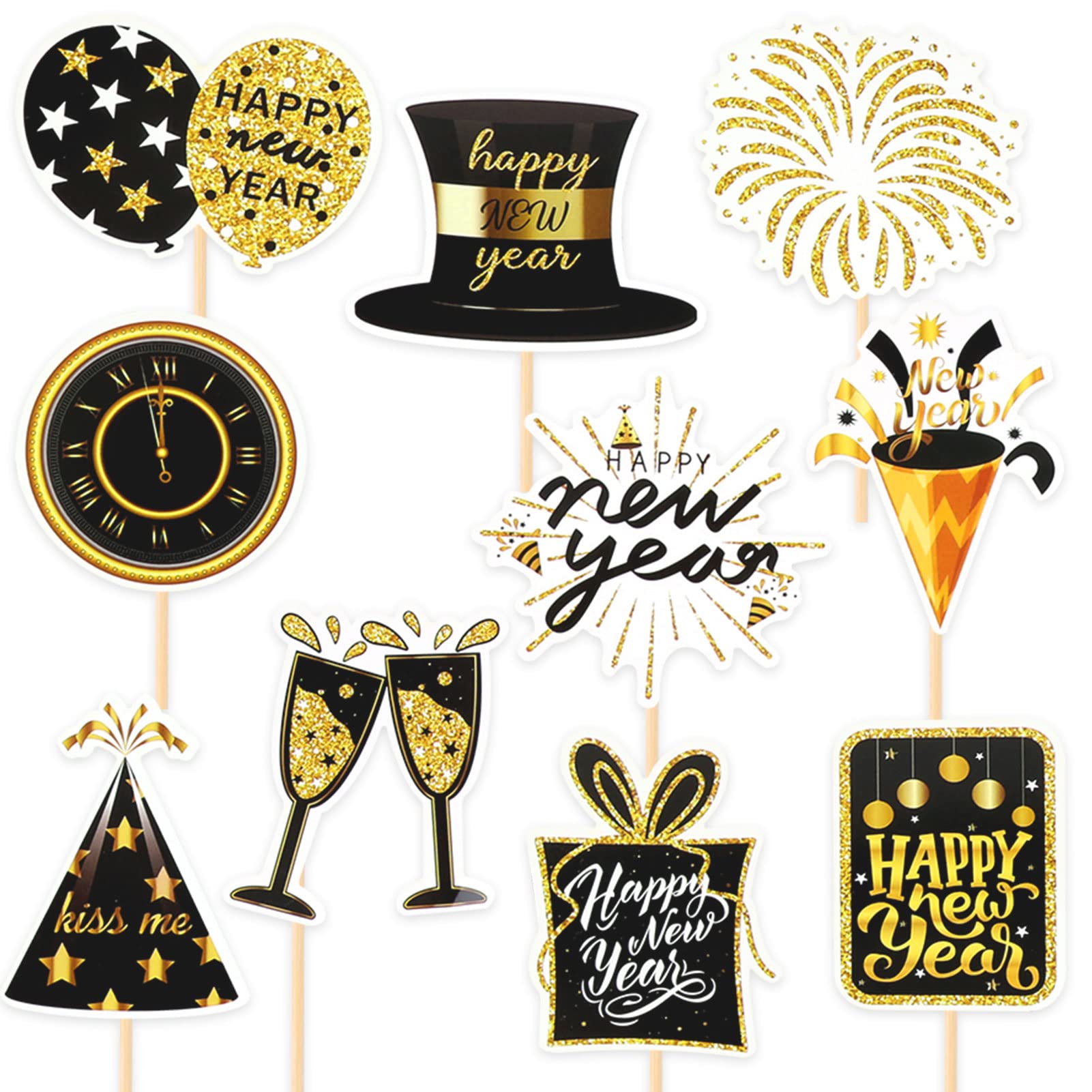 howaf-silvester-deko-2027-cupcake-topper-20-st-ck-tortendeko image 3