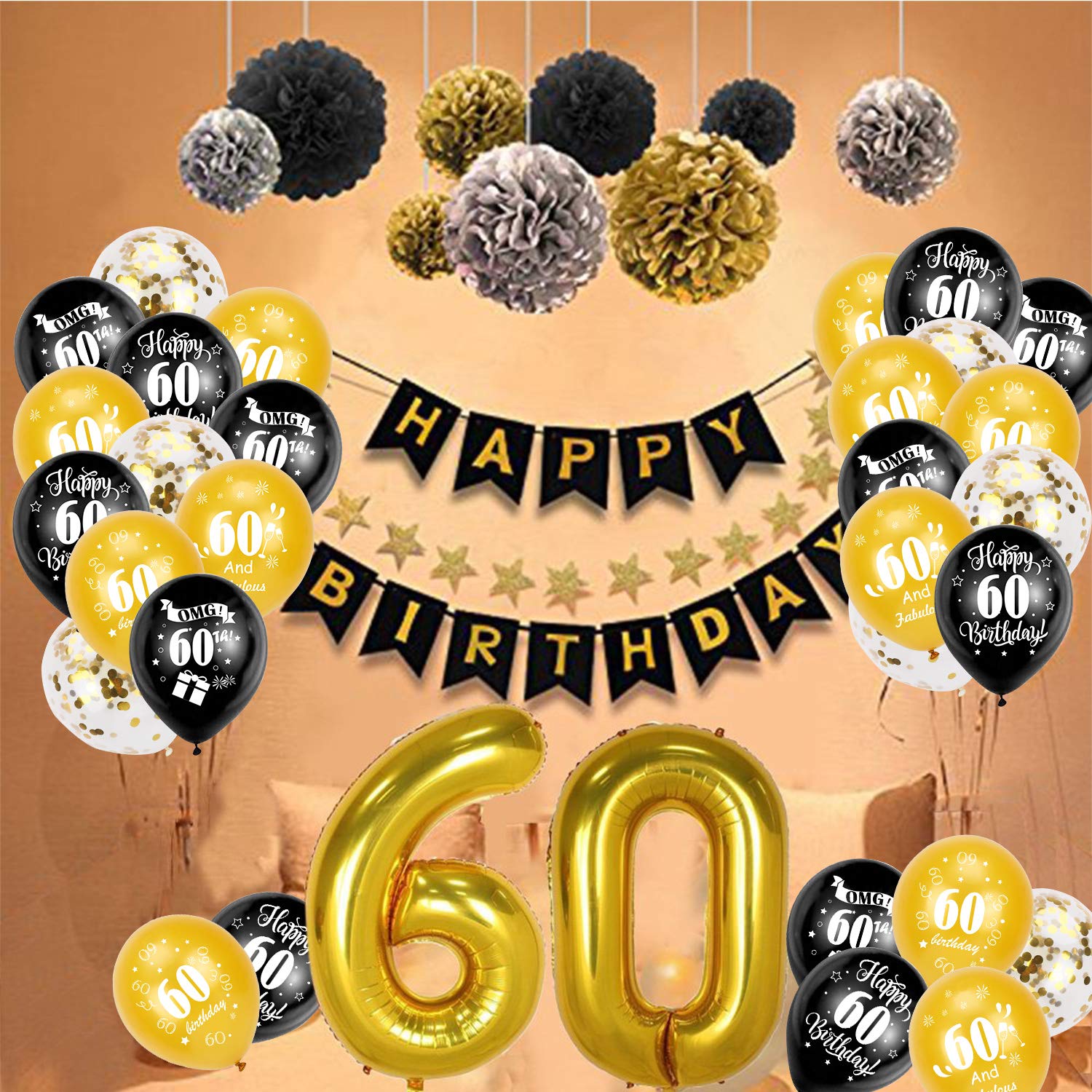 howaf-60-geburtstag-luftballons-30-st-ck-schwarz-gold image 4