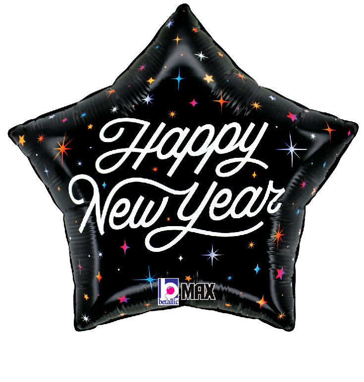 betallic-foil-balloons-new-year-star-folienballon-18-zoll-silvester image 1