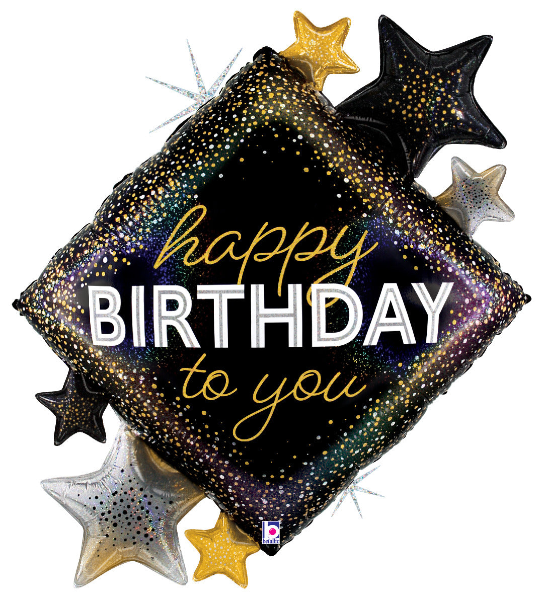 betallic-metallic-birthday-diamond-stars-folienballon-38 image 1