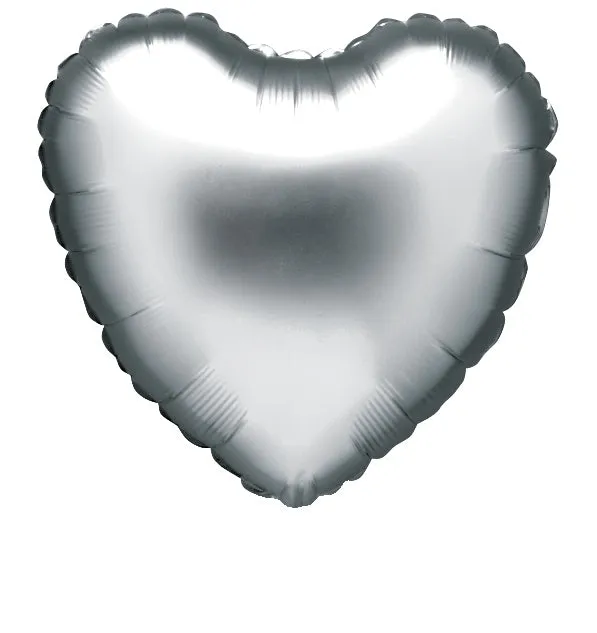 betallic-silver-heart-folienballon-18-zoll-silber image 1