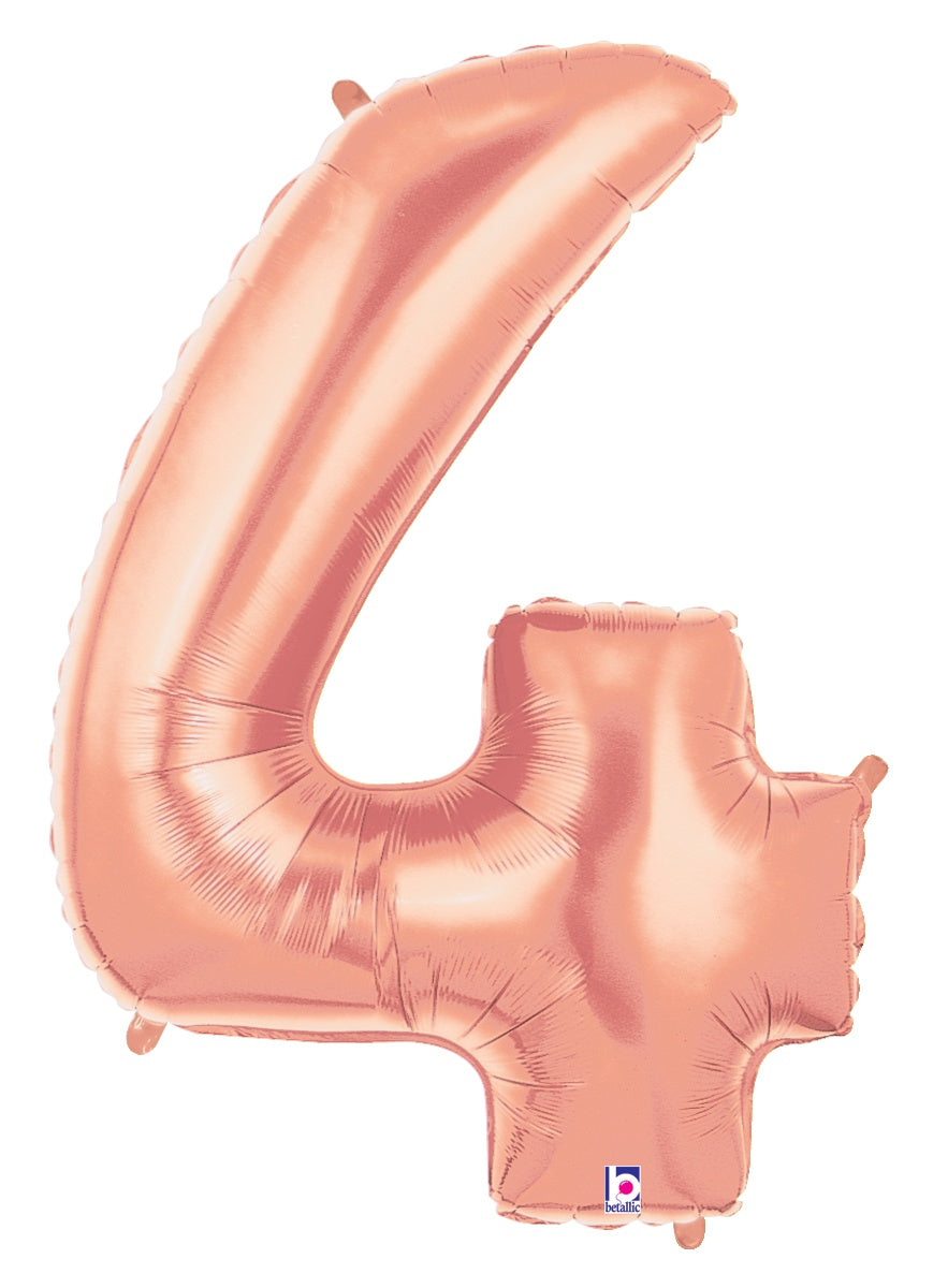 betallic-number-4-rose-gold-folienballon-34-zahl image 1
