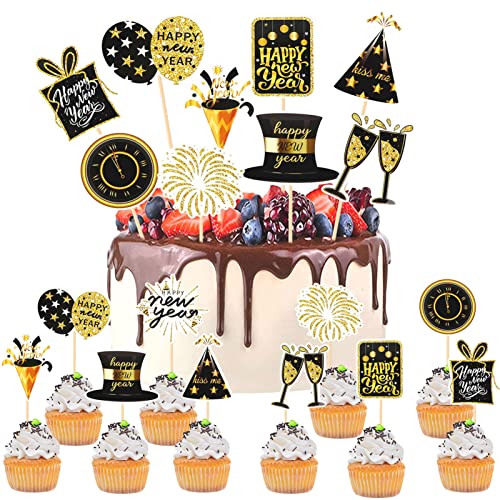 howaf-silvester-deko-2027-cupcake-topper-20-st-ck-tortendeko image 8