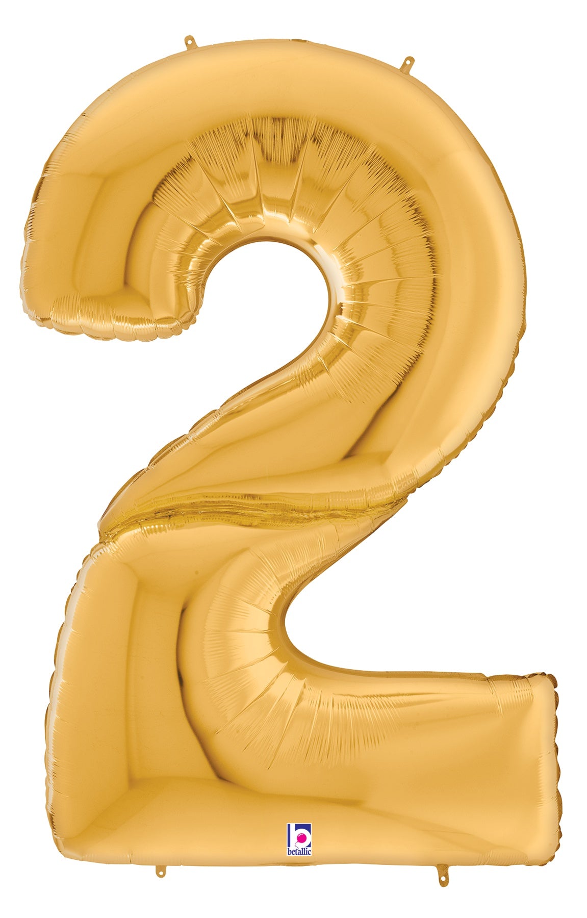 betallic-number-2-gold-gigaloon-folienballon-53-zahl image 1