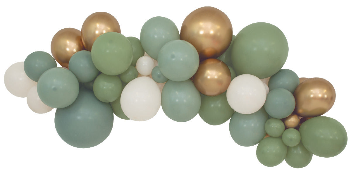 betallic-leafy-green-garland-kit-ballonset-67-teilig-gr-n image 1