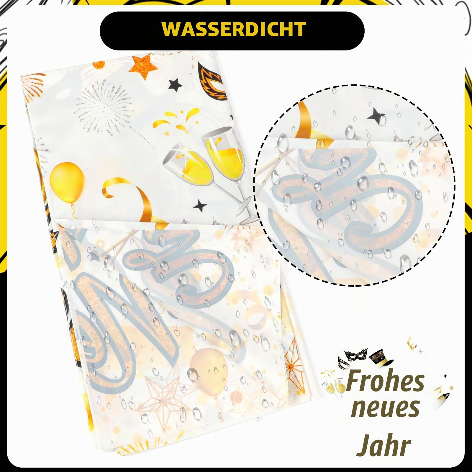 howaf-silvester-tischdecke-wei-gold-2er-einweg-tischdecke-wasserdicht image 3