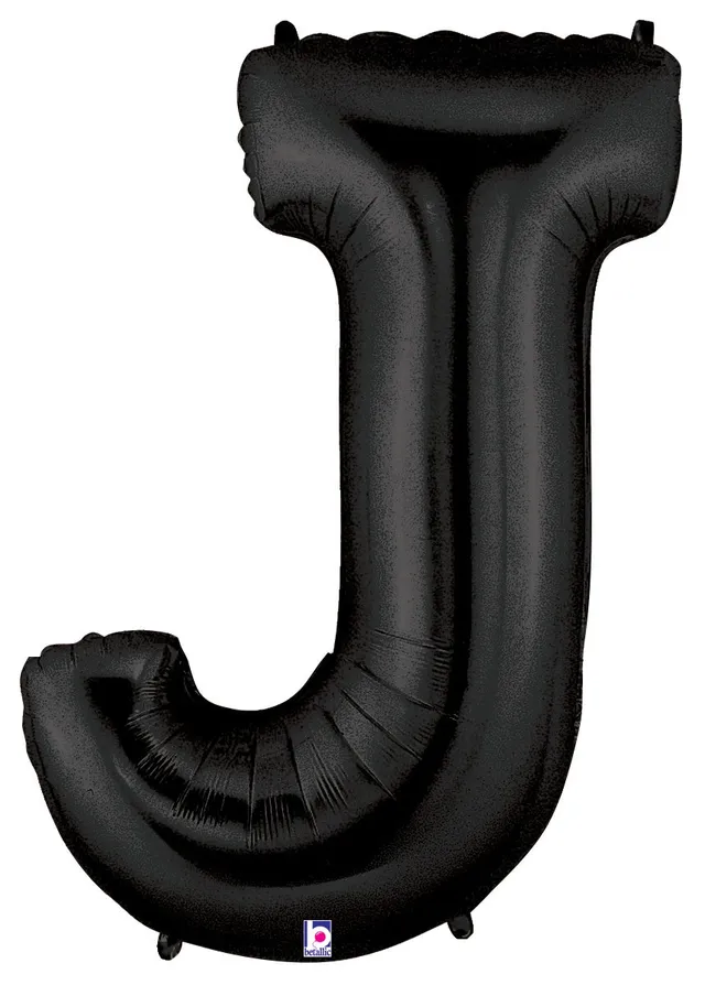 betallic-letter-j-black-folienballon-34-buchstabe-schwarz image 1