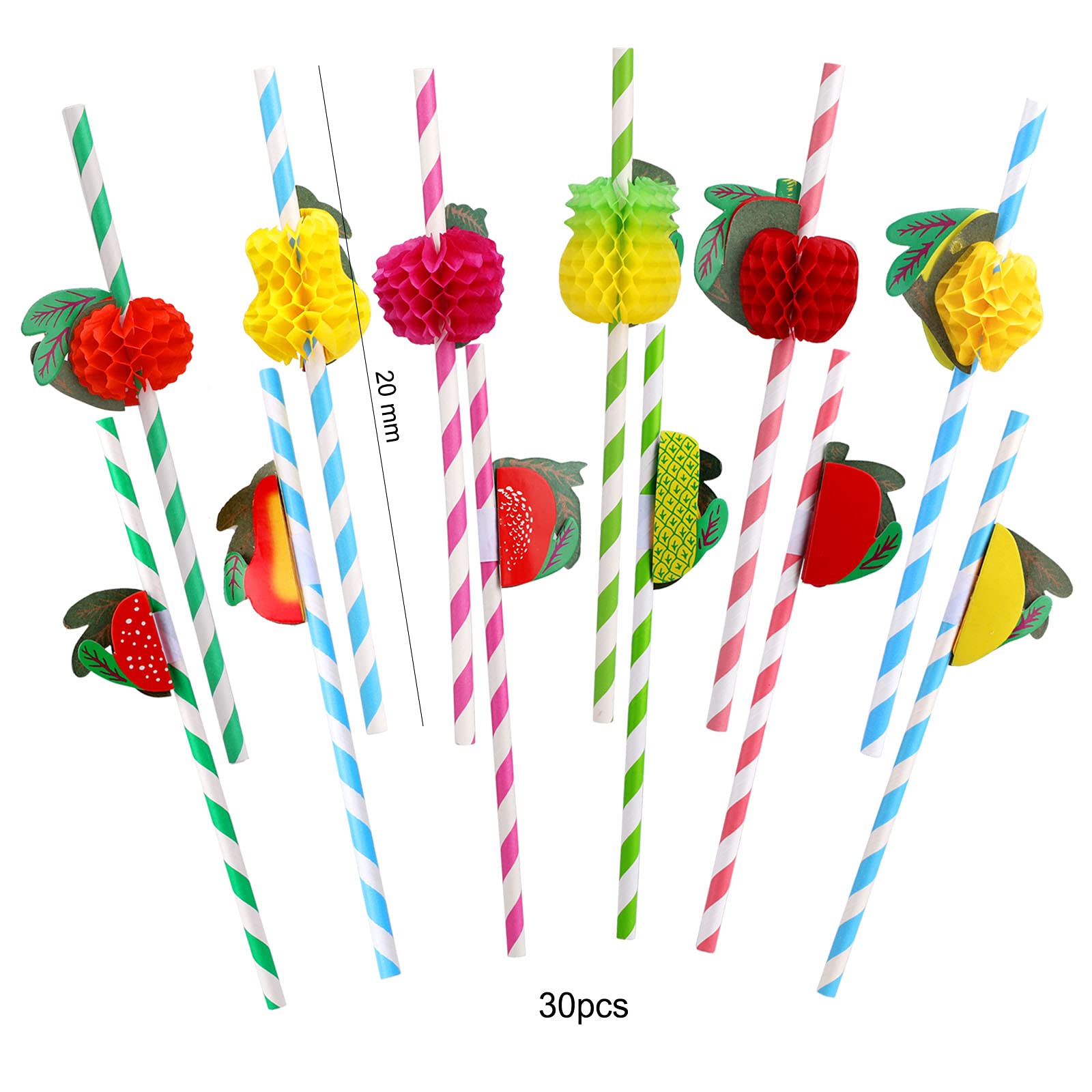 howaf-cocktail-deko-set-150-tlg-strohhalme-schirmchen-picks image 2