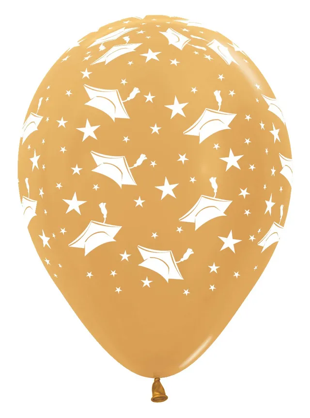 betallic-graduation-latexballon-11-metallic-gold-50-st-ck image 1