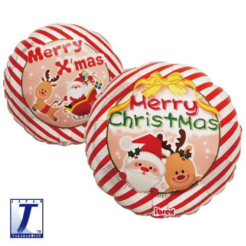 takara-ibrex-round-14-santa-reindeer-weihnachtsballon image 1