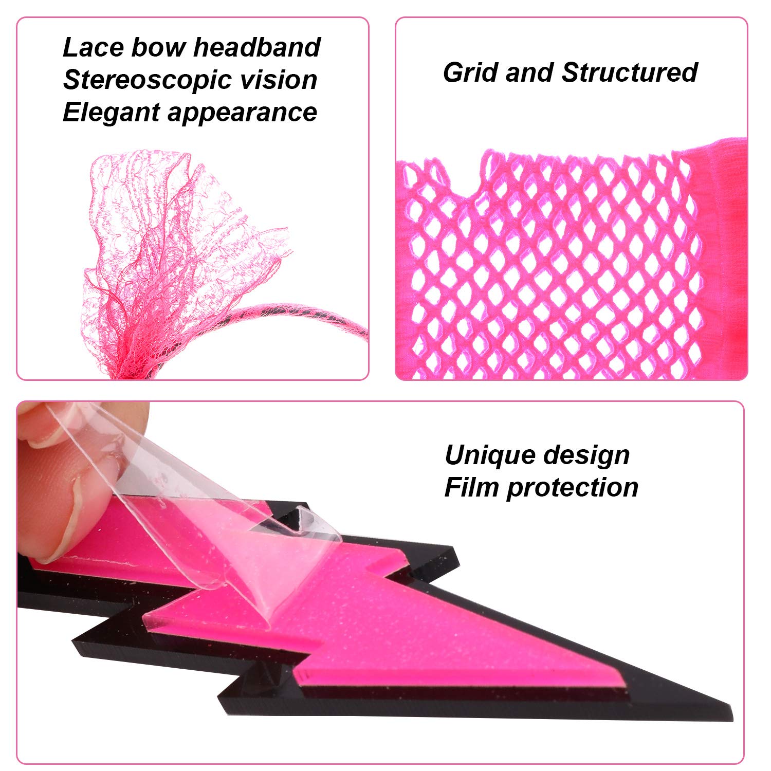 howaf-80er-accessoires-damen-neon-kost-m-set image 5
