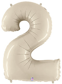 betallic-zahl-2-white-sand-folienballon-34-zoll-holografisch image 1