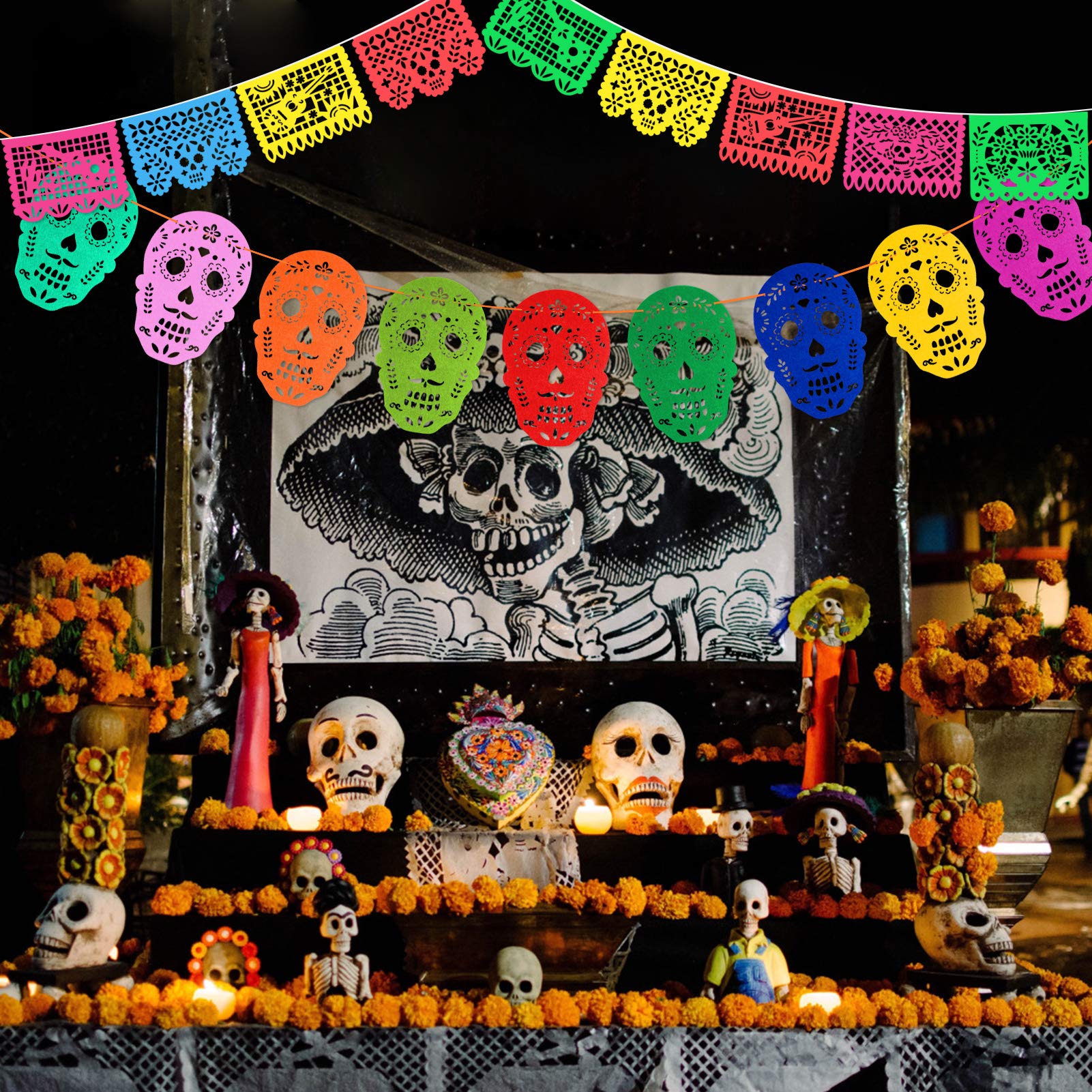 howaf-mexiko-fiesta-banner-papel-picado-2-st-ck-totenkopf image 5