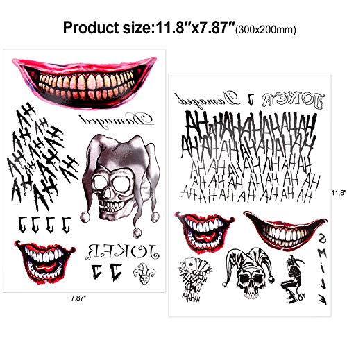 howaf-joker-tattoos-halloween-tempor-r-8-blatt image 8