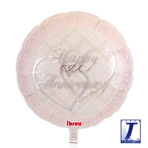 takara-ibrex-round-14-zoll-happy-anniversary-folienballon image 1