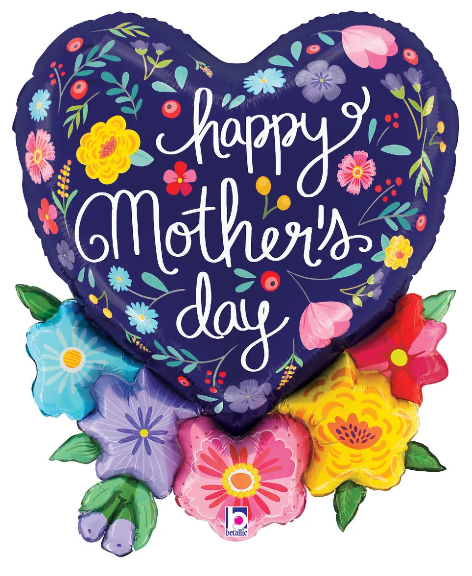 betallic-foil-balloons-folk-floral-herz-folienballon-71-cm-muttertag image 1