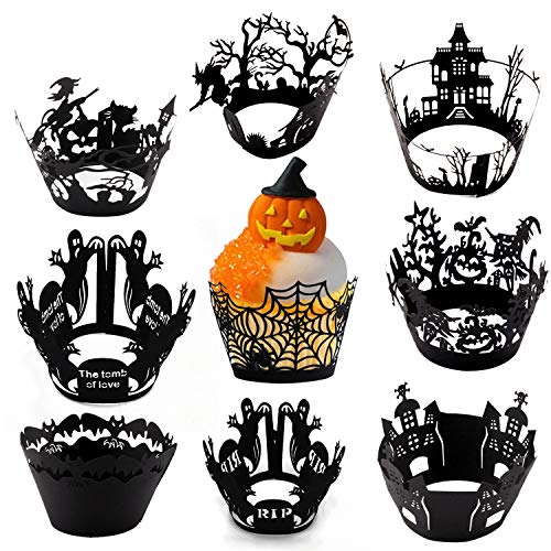 howaf-halloween-cupcake-wrappers-36-st-ck-9-motive-schwarz image 7