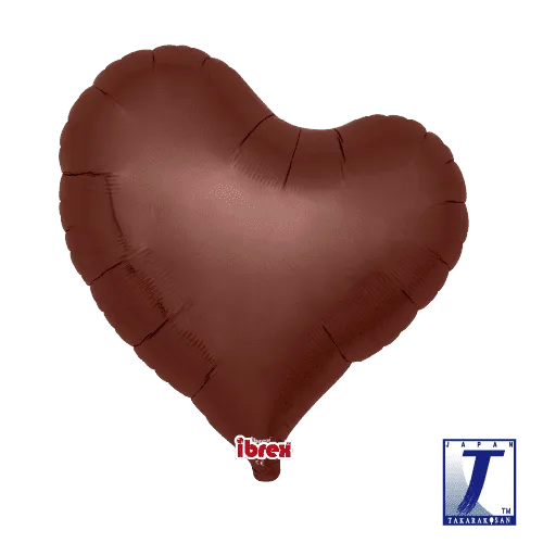 takara-ibrex-sweet-heart-25-metallic-braun-folienballon image 1