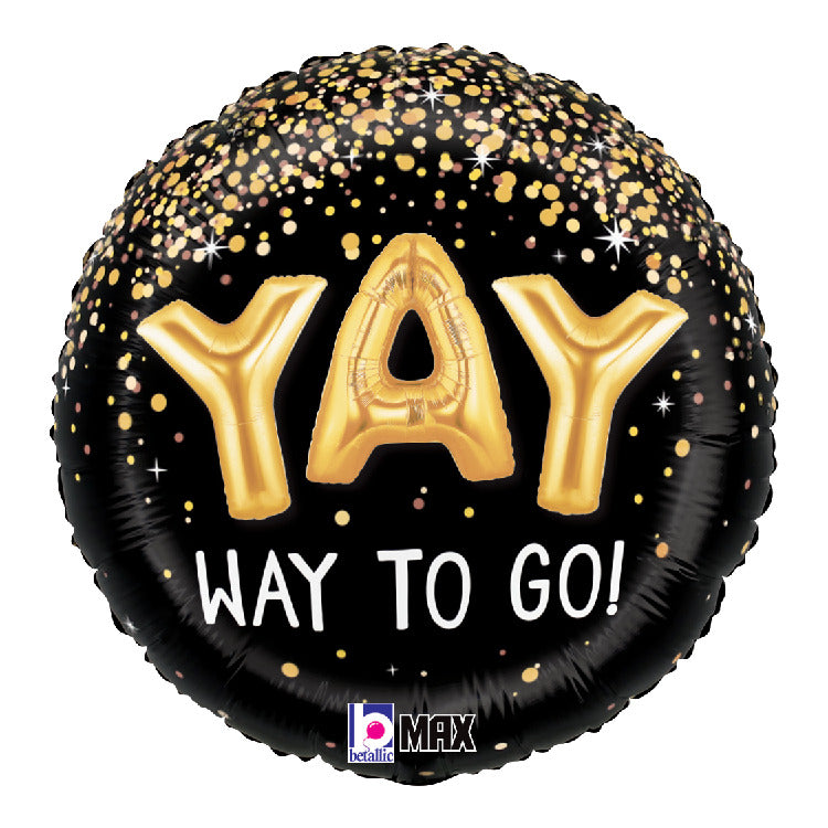 betallic-yay-way-to-go-folienballon-abschluss-46-cm image 1