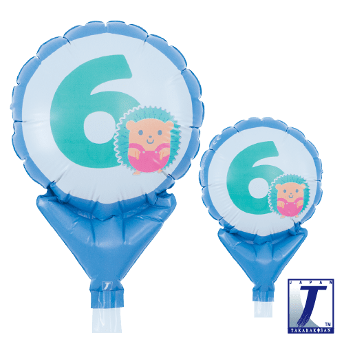 takara-upright-round-5-animal-friends-no-6-ballon-5-zoll-tiermotiv image 1